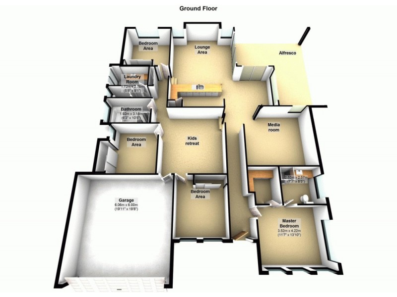 36 Brigid Boulevard, Augustine Heights QLD 4300 Floorplan