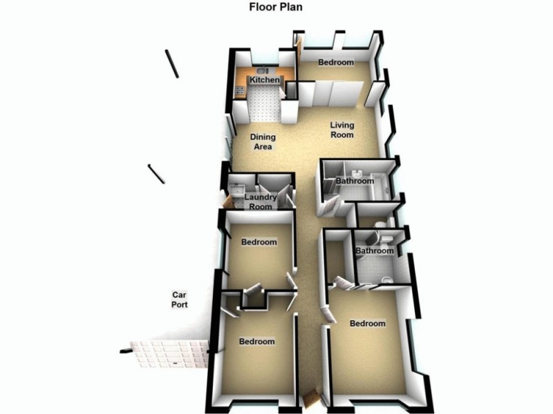 10 Freesia Close, Springfield Lakes QLD 4300 Floorplan