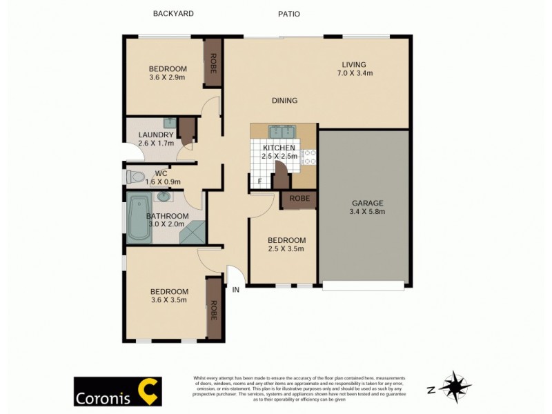 8 Ballow Crescent, Redbank Plains QLD 4301 Floorplan