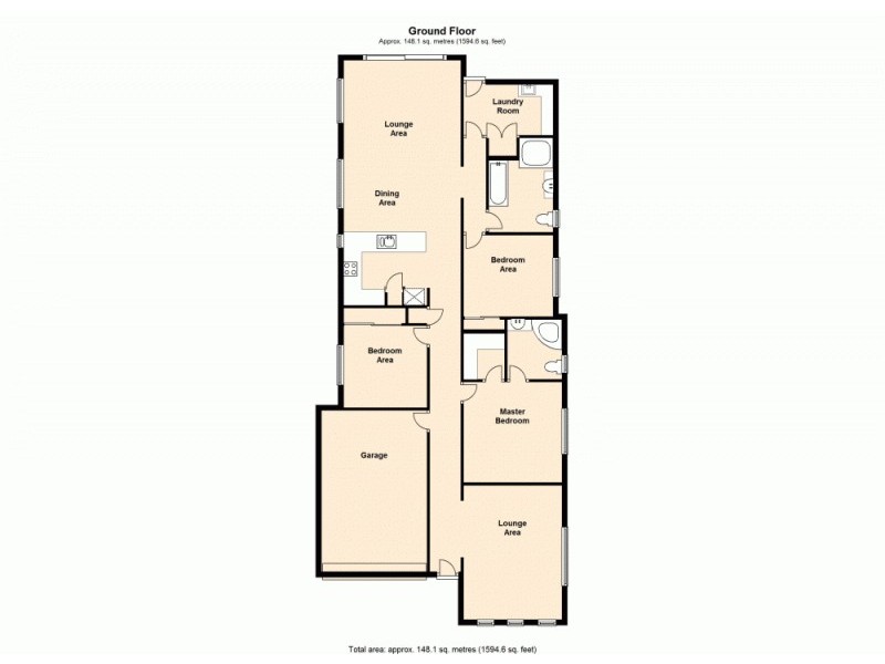 16 Moonbeam Street, Springfield Lakes QLD 4300 Floorplan