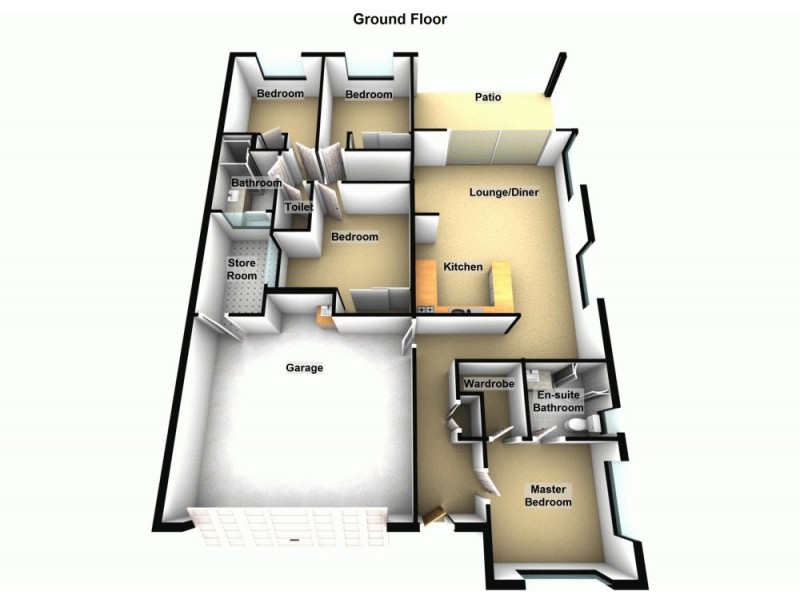 6 Daylilly Place, Springfield Lakes QLD 4300 Floorplan