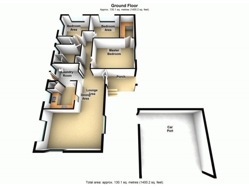 1 Bellevue Road, Goodna QLD 4300 Floorplan