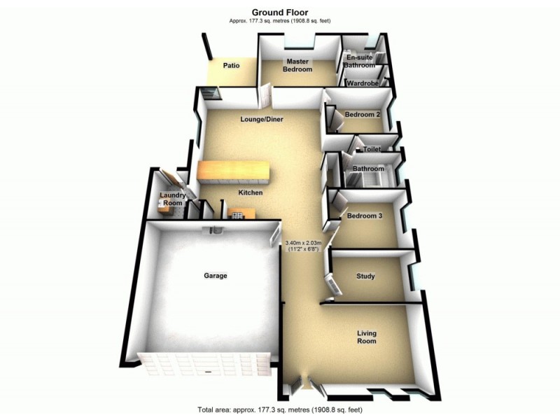 7 Abbey Court, Springfield Lakes QLD 4300 Floorplan