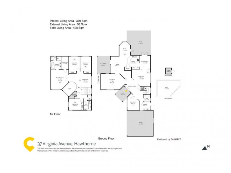 37 Virginia Avenue, Hawthorne QLD 4171 Floorplan