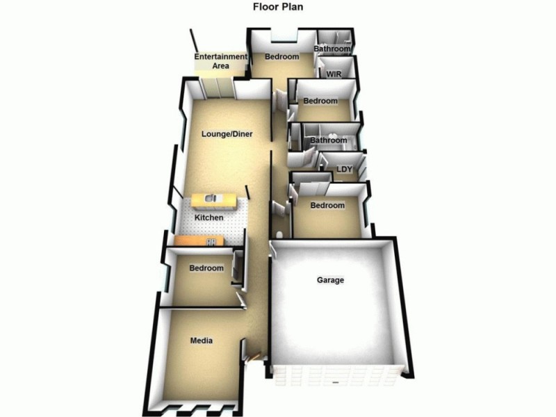 54 Gordon Drive, Bellbird Park QLD 4300 Floorplan