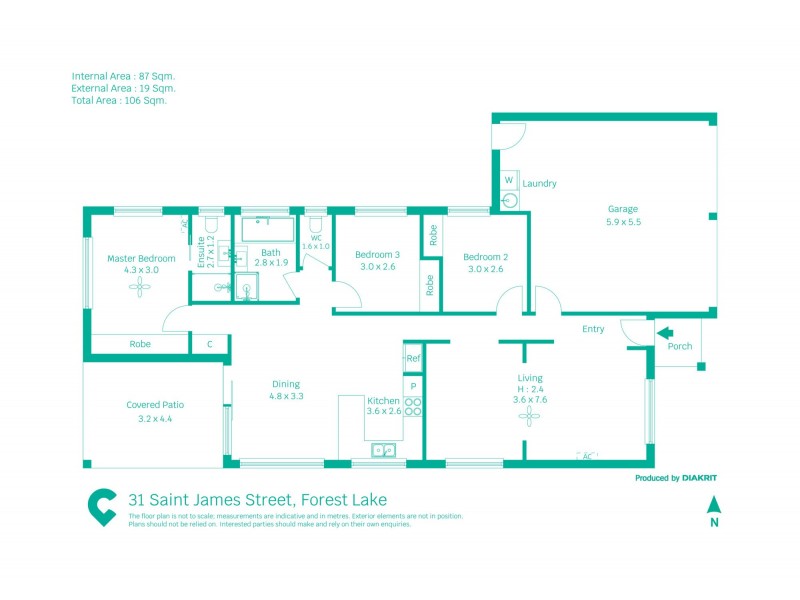 31 Saint James Street, Forest Lake QLD 4078 Floorplan