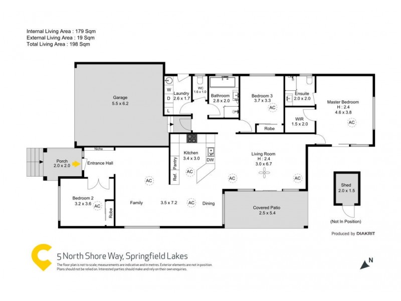 5 North Shore Way, Springfield Lakes QLD 4300 Floorplan