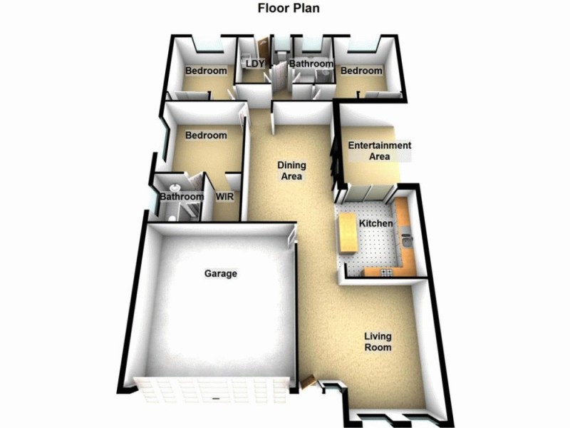 55 Admiral Crescent, Springfield Lakes QLD 4300 Floorplan