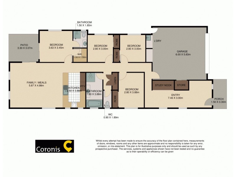 8 Edmund Close, Springfield Lakes QLD 4300 Floorplan