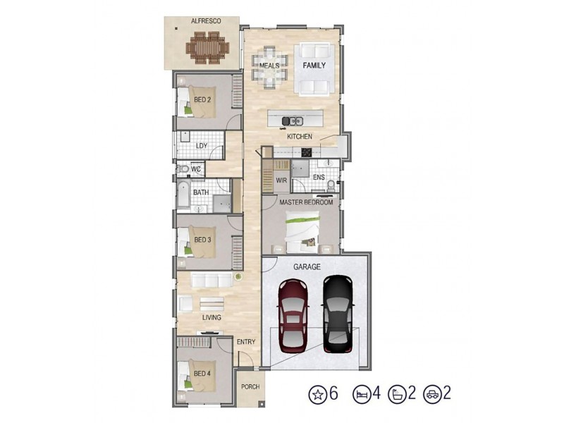 20 Opossum Circuit, Springfield Lakes QLD 4300 Floorplan