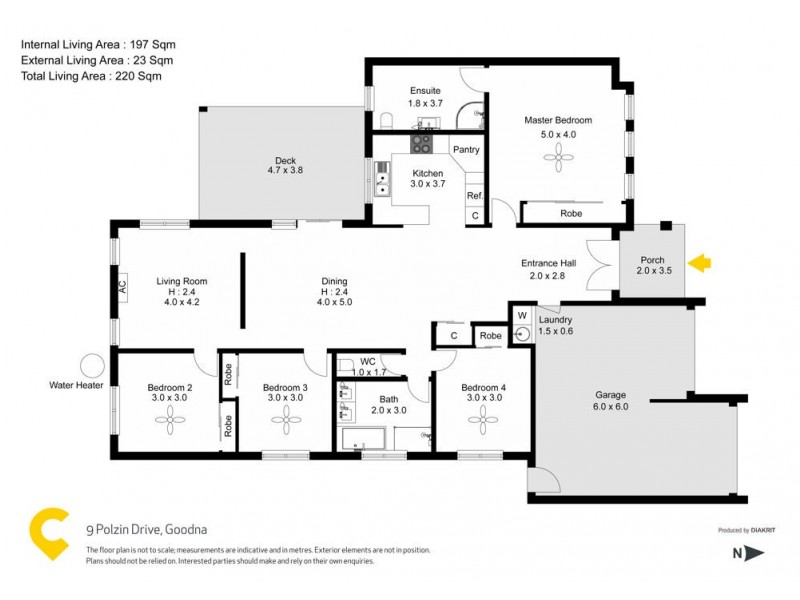 9 Polzin Drive, Goodna QLD 4300 Floorplan