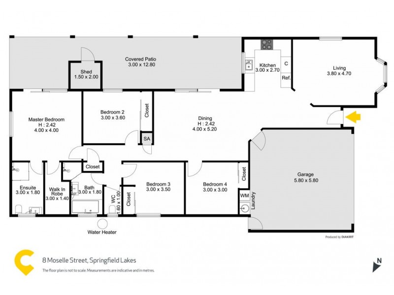 8 Moselle Street, Springfield QLD 4300 Floorplan