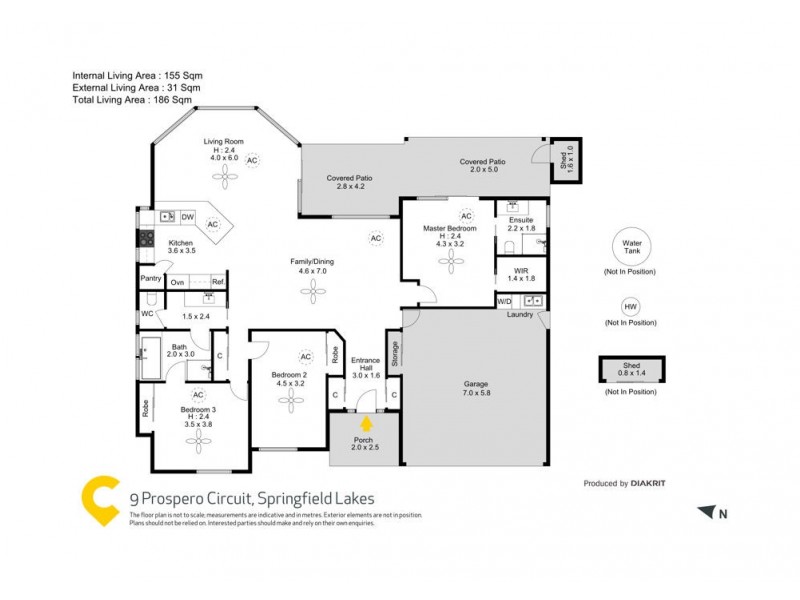9 Prospero Circuit, Springfield Lakes QLD 4300 Floorplan