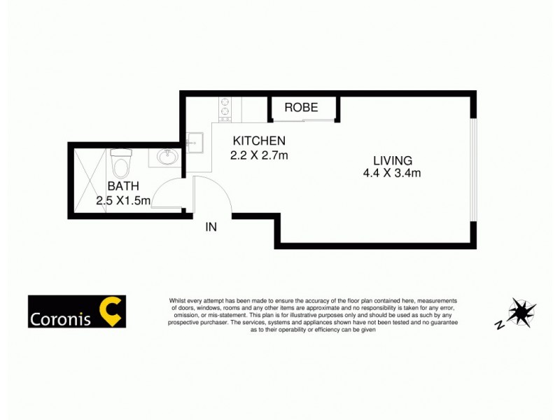 1208b/1 West St, Woodend QLD 4305 Floorplan