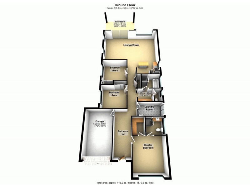 60 Coventina Crescent, Springfield Lakes QLD 4300 Floorplan