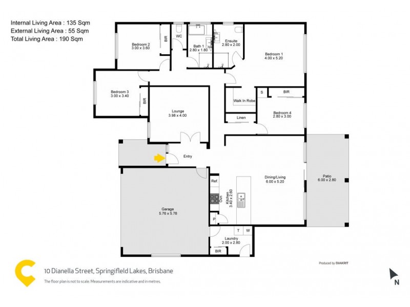 10 Dianella St, Springfield Lakes QLD 4300 Floorplan