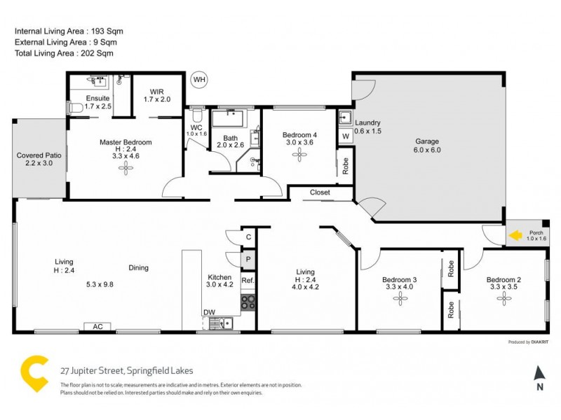 27 Jupiter Street, Springfield Lakes QLD 4300 Floorplan