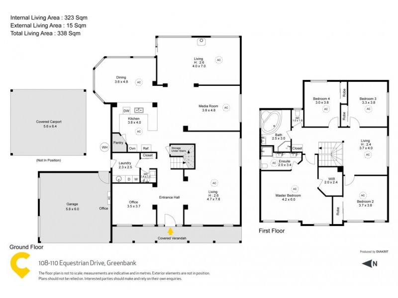 108-110 Equestrian Drive, New Beith QLD 4124 Floorplan