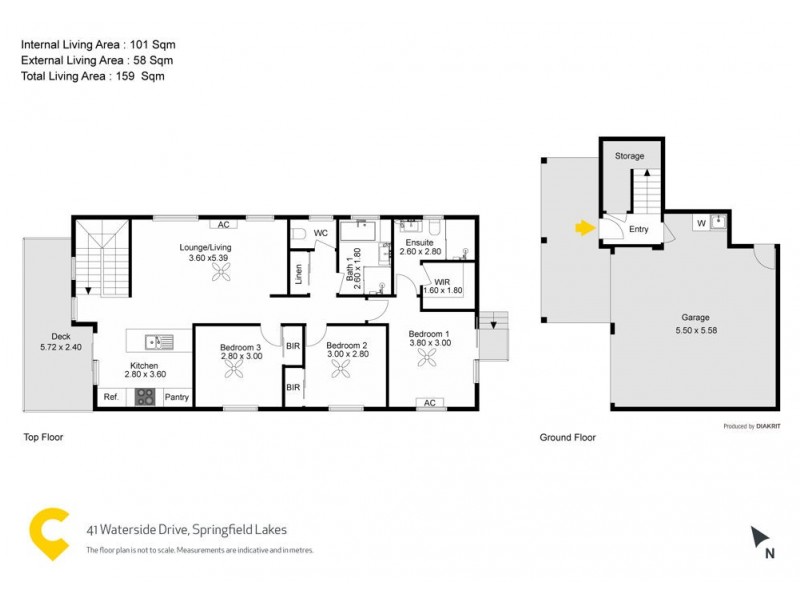 41 Waterside Drive, Springfield Lakes QLD 4300 Floorplan