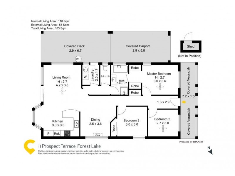 11 Prospect Crescent, Forest Lake QLD 4078 Floorplan
