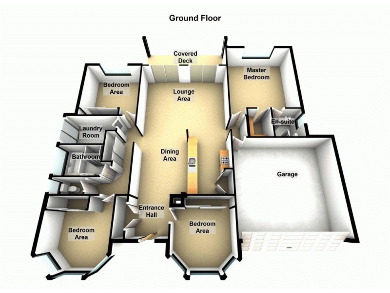 5 Riverside Crescent, Springfield Lakes QLD 4300 Floorplan