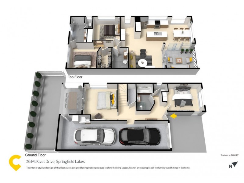 26 McKivat Drive, Springfield Lakes QLD 4300 Floorplan