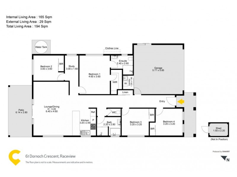 61 Dornoch Crescent, Raceview QLD 4305 Floorplan