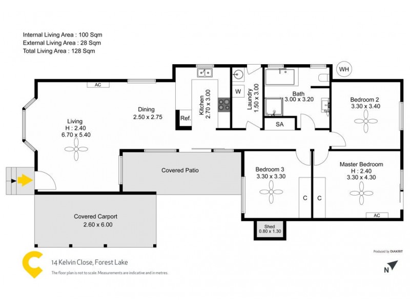 14 Kelvin Close, Forest Lake QLD 4078 Floorplan