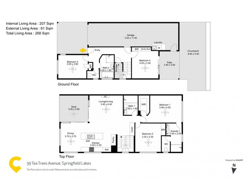 39 Tea Trees Avenue, Springfield Lakes QLD 4300 Floorplan