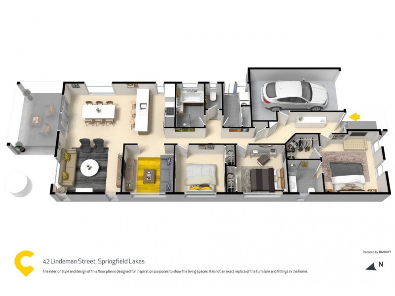 42 Lindeman Street, Springfield Lakes QLD 4300 Floorplan