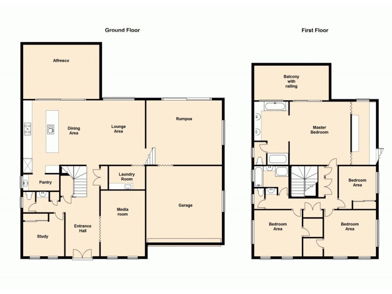 6 Aspect Terrace, Springfield Lakes QLD 4300 Floorplan