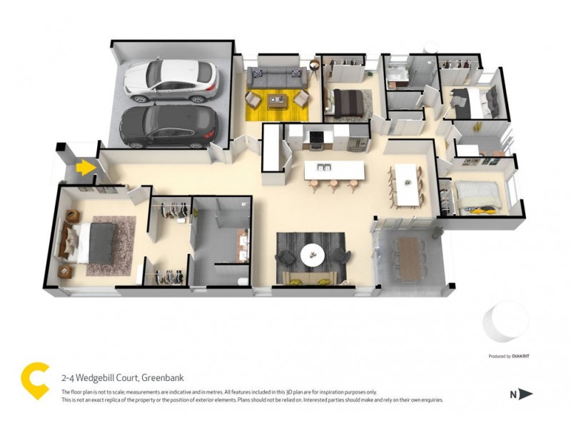 2-4 Wedgebill Court, Greenbank QLD 4124 Floorplan