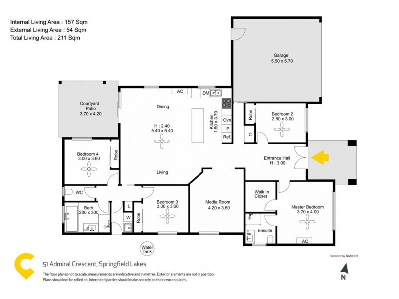 51 Admiral Crescent, Springfield Lakes QLD 4300 Floorplan