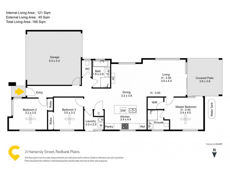 21 Hamersly Street, Redbank Plains QLD 4301 Floorplan