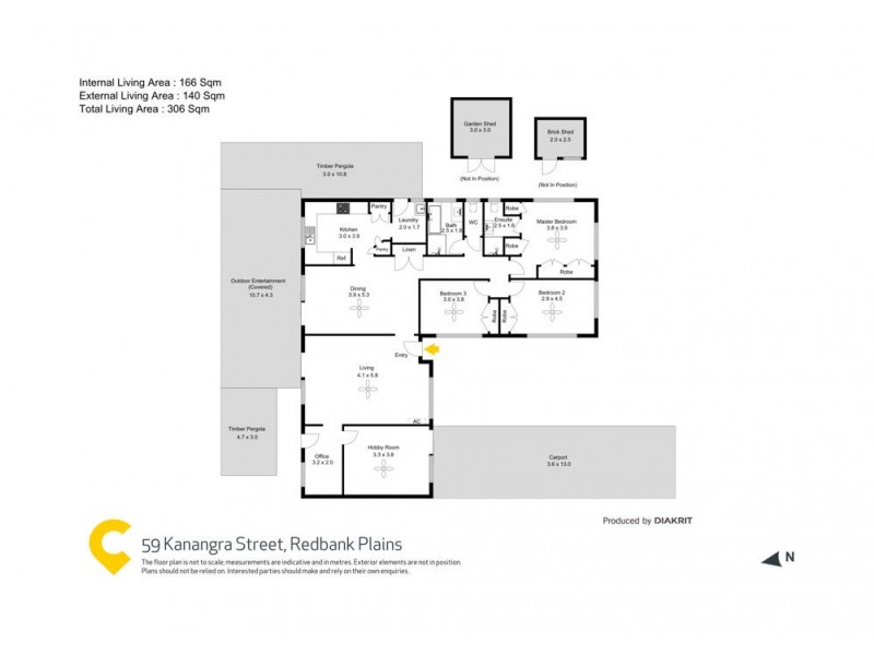 59 Kanangra Street, Redbank Plains QLD 4301 Floorplan