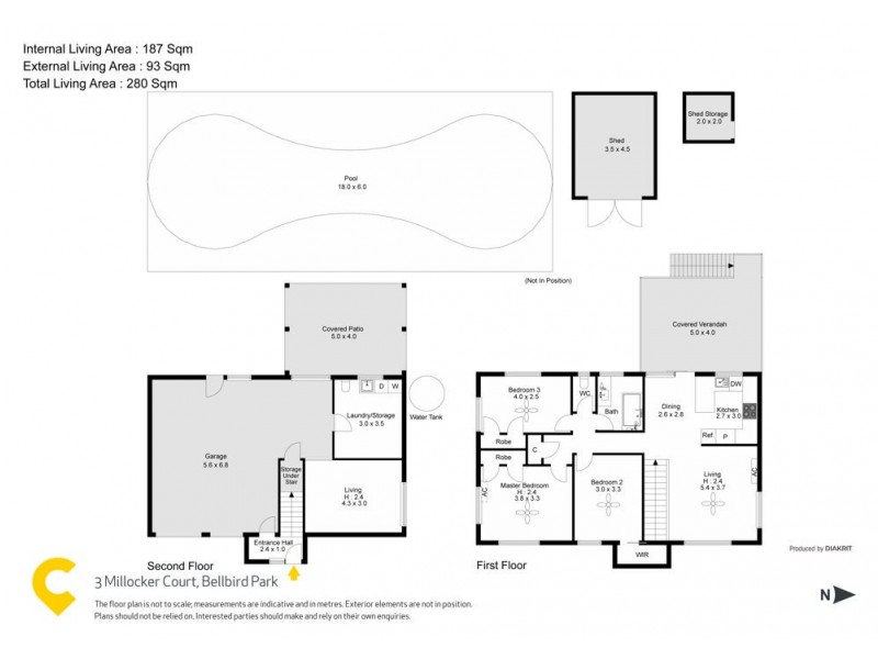 3 Millocker Court, Bellbird Park QLD 4300 Floorplan