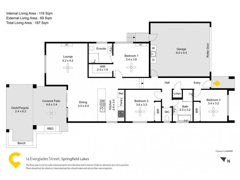 14 Everglades Street, Springfield Lakes QLD 4300 Floorplan