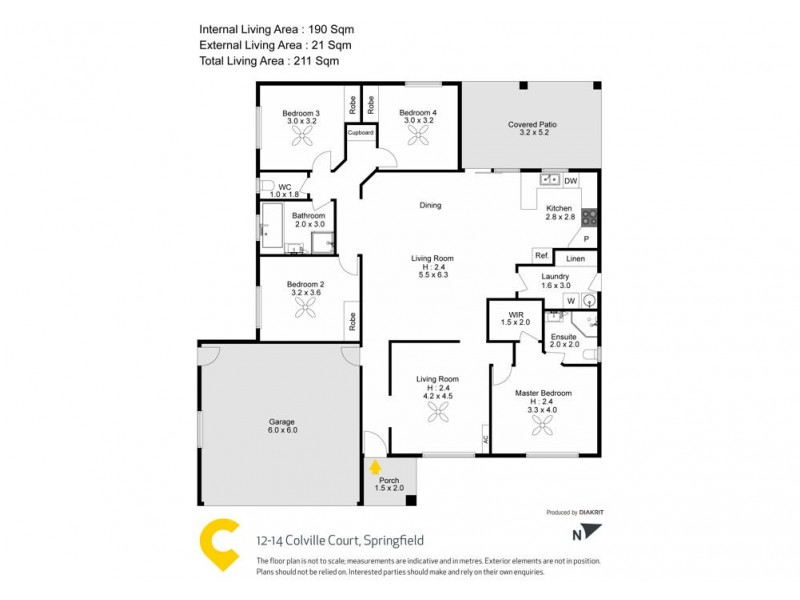 12-14 Colville Court, Springfield QLD 4300 Floorplan