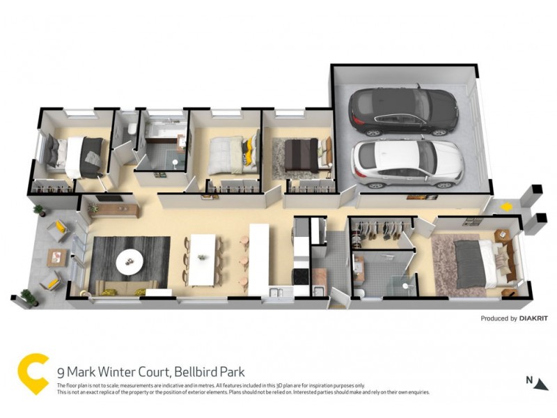 9 Mark Winter Court, Bellbird Park QLD 4300 Floorplan