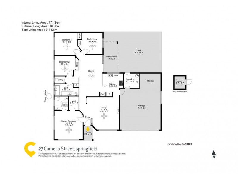27 Camelia Street, Springfield QLD 4300 Floorplan