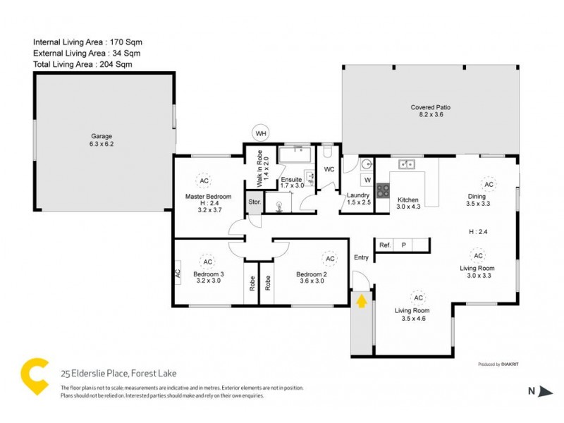25 Elderslie Place, Forest Lake QLD 4078 Floorplan