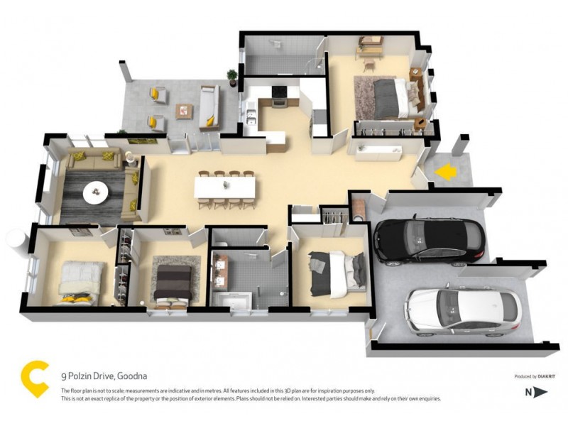 9 Polzin Drive, Goodna QLD 4300 Floorplan