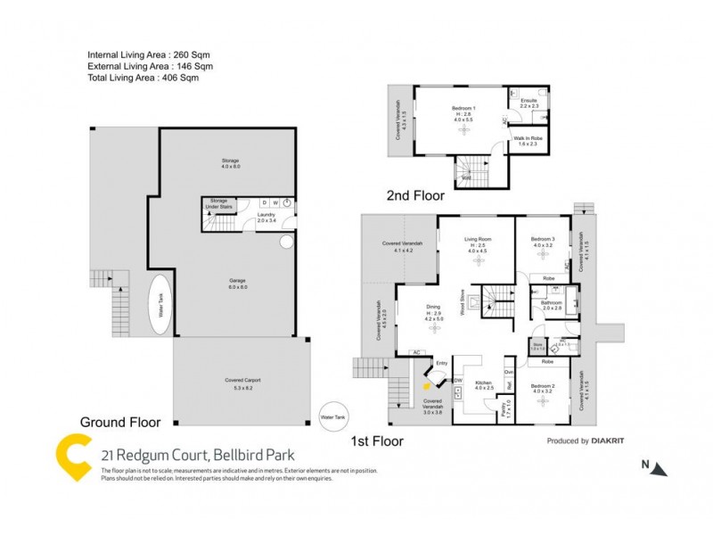 21 Redgum Court, Bellbird Park QLD 4300 Floorplan