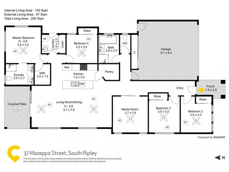 37 Mazeppa Street, South Ripley QLD 4306 Floorplan