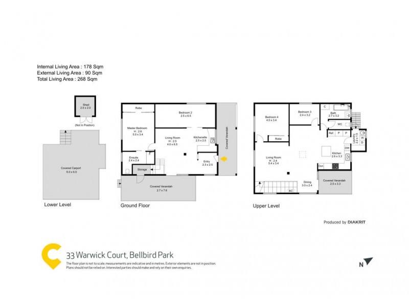 33 Warwick Court, Bellbird Park QLD 4300 Floorplan