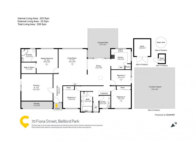 70 Fiona Street, Bellbird Park QLD 4300 Floorplan