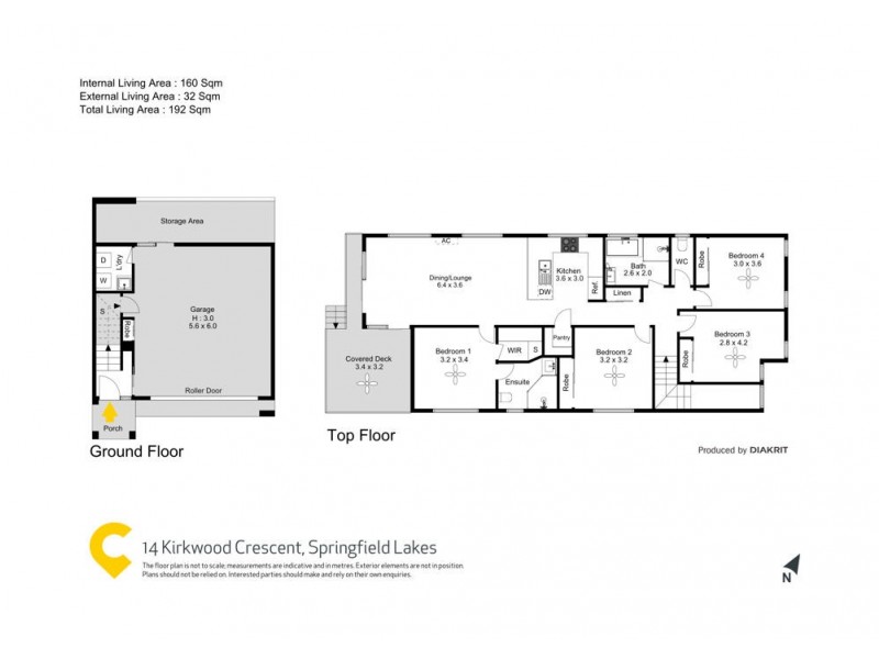 14 Kirkwood Terrace, Springfield Lakes QLD 4300 Floorplan