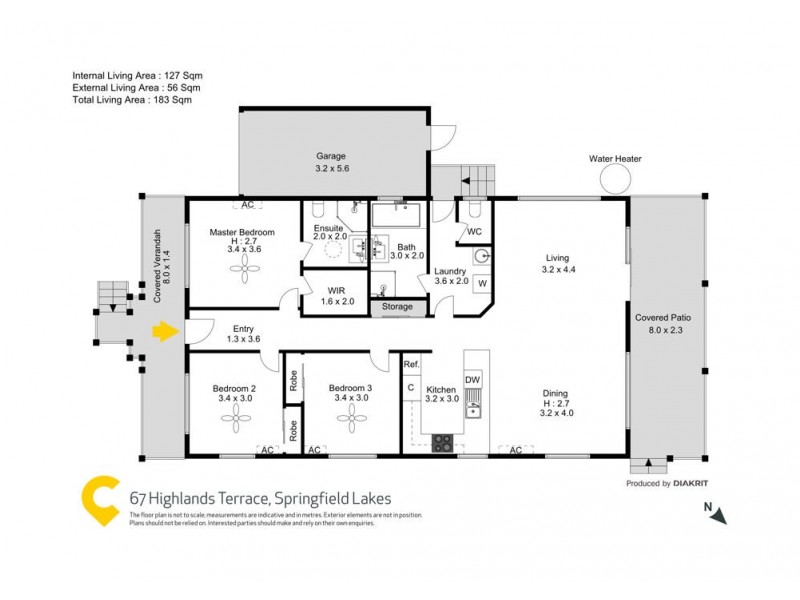 67 Highlands Terrace, Springfield Lakes QLD 4300 Floorplan