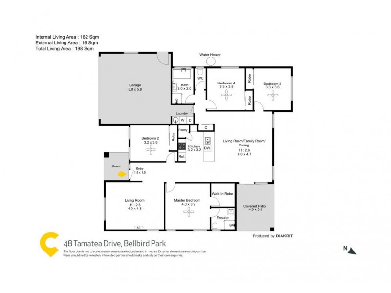 48 Tamatea Drive, Bellbird Park QLD 4300 Floorplan