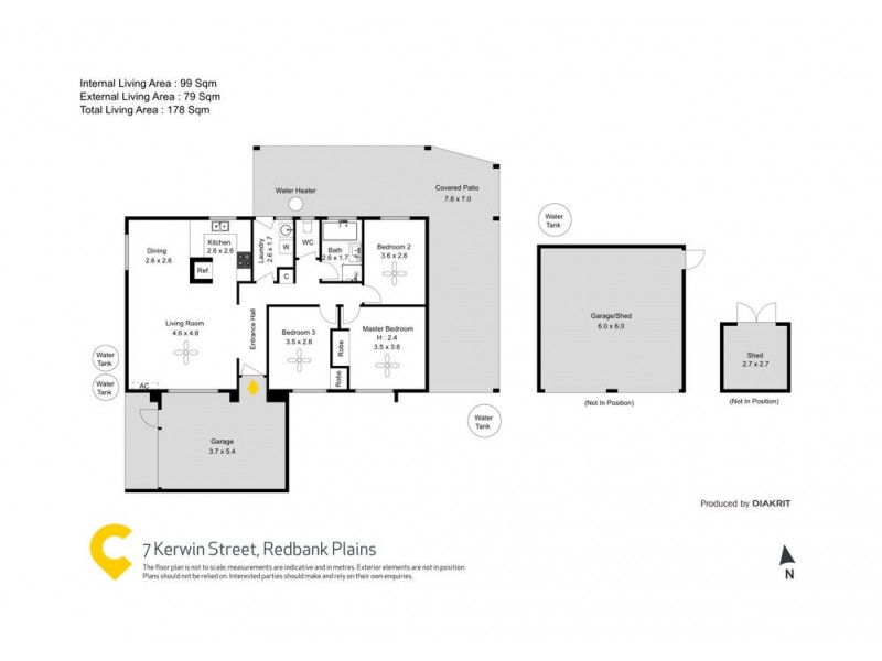 7 Kerwin Street, Redbank Plains QLD 4301 Floorplan